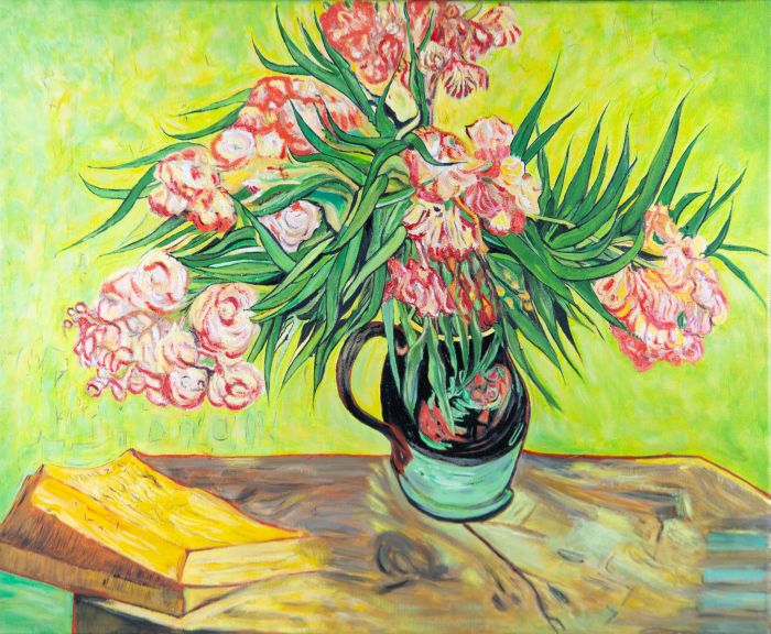 vincent van gogh-oleanders and books